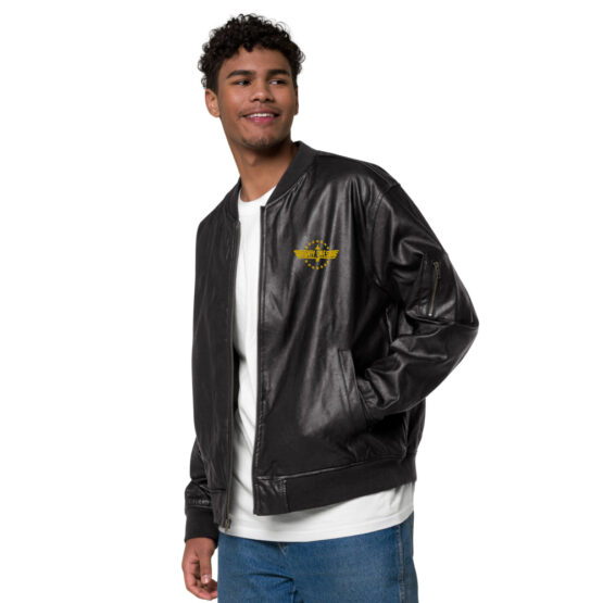 BTDO Leather Bomber Jacket - Image 3