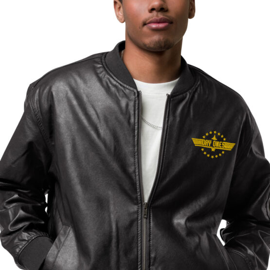 BTDO Leather Bomber Jacket - Image 2